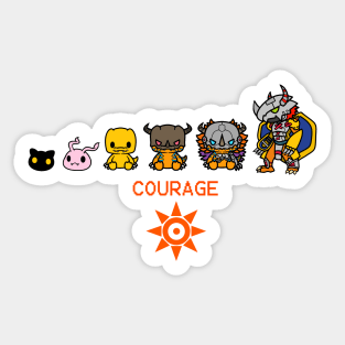 COURAGE Sticker